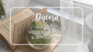 🏹  animated welcome banner amp server icon for discord [upl. by Genie]