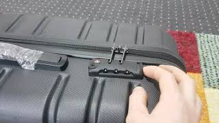 Samsonite 72 Hours DLX  How to set the TSA lock code [upl. by Peatroy]