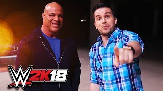 WWE 2K18  KURT ANGLE INTERVIEW [upl. by Marfe170]