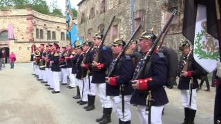 Preussentage auf dem Ehrenbreitstein wenn die Soldaten ins Manöver ziehen [upl. by Eisus]