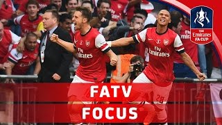 Arsenal seek further Emirates FA Cup glory  Ramsey amp Gibbs interview  FATV Focus [upl. by Aidan]