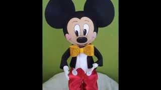 Mickey Mouse Fofucha Doll Foamy doll Fofuchas [upl. by Amled]