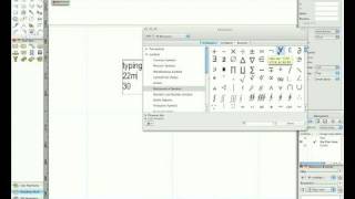 066  VectorWorks  Typing Odd Symbols [upl. by Athelstan501]