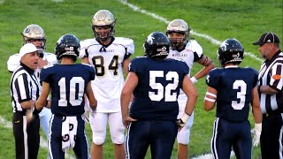 Woodland Regional Hawks vs Ansonia Chargers  High School Varsity Football Game  September 16 2022 [upl. by Anirbes]