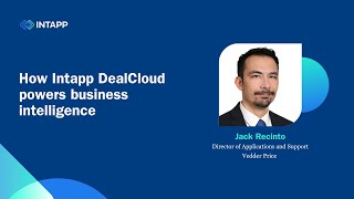 How Intapp DealCloud powers business intelligence [upl. by Cami807]