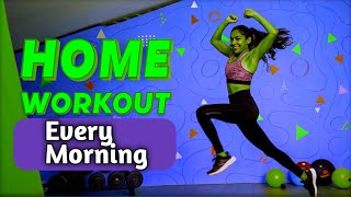 10Min Standing Workout At Home No Crunches  The Ultimate 30Day Fit Challenge [upl. by Nerrat]