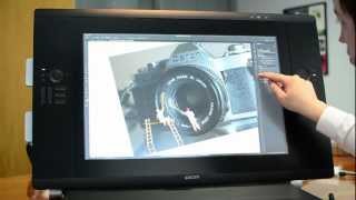 Wacom Cintiq 24HD Touch Demo [upl. by Schilling485]