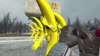 Gmod Install the explosive pack and blow up the big bananas nest [upl. by Brien]