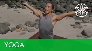 Yoga For Beginners Morning with Rodney Yee  Yoga  Gaiam [upl. by Aihsatsan]