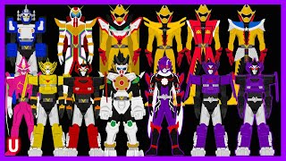 【Super Twokaizer Super Zenkaizer 】 Kikai Sentai Zenkaiger All Henshin Animation  機界戦隊ゼンカイジャー [upl. by Pomona503]