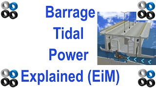 How Barrage Tidal Power Generation Works EiM series [upl. by Nnov]