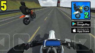 Best Bike  Motorbike Games Mobile Wheelie Life 2 Android ios Gameplay Part 5 [upl. by Tillie231]