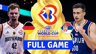 FINAL Germany v Serbia  Full Basketball Game  FIBA Basketball World Cup 2023 [upl. by Waterman]