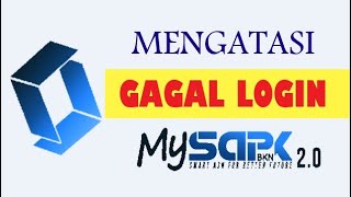 CARA MENGATASI GAGAL LOGIN MySAPK [upl. by Aloisia440]