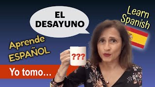 ¿Cuál es tu desayuno favorito  Aprende Español  Learn Spanish [upl. by Eppes]