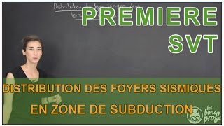 Distribution des foyers sismiques en zone de subduction  SVT  1ère  Les Bons Profs [upl. by Aeneas560]