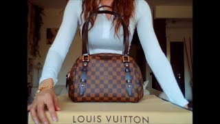 Review Authentic Rivington PM Discontinued Damier bag Vuitton [upl. by Asiek]