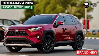 TOYOTA RAV 4 2024 BRAND NEW HYBRID ENGINE RED IN COLOR [upl. by Kermit]