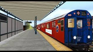 OpenBVE NYCT The quotSubway Series 2000quot Redbirds  161 St [upl. by Orimlede358]