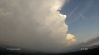 Gewitter in Niederösterreich 15082016 thunderstorm timelapse [upl. by Teodorico]