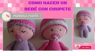 COMO HACER UN MUÑECO BEBÉ AMIGURUMI PRIMERA PARTE [upl. by Yneffit]