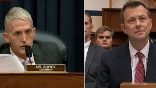 Rep Trey Gowdy questions FBIs Peter Strzok in fierce grilling [upl. by Larrisa]