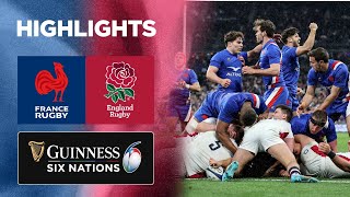 France v England  Match Highlights  2022 Guinness Six Nations [upl. by Olra906]