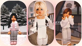 Aesthetic Winter amp Christmas Outfit Codes for Berry Avenue and Bloxburg  Roblox Tiktok Compilation [upl. by Iams]