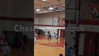 Chase down block basketball lumberton [upl. by Brosine671]