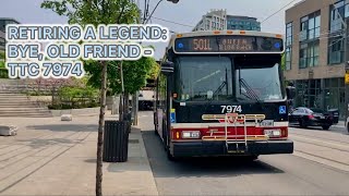 RIDE ALONG TTC 7974  2006 Orion VII 07501  Toronto Transit Bus Ride  May 2323 Pre  Retirement [upl. by Oht274]