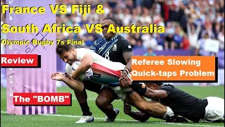 Review South Africa VS Australia amp France VS Fiji Olympics 7s Rugby Final 2024 Reactions Recap [upl. by Northrup]