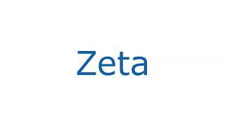 How To Pronounce Zeta With Greek Accent [upl. by Hairas]