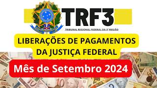 VALORES SÃO DEPOSITADOS PARA PAGAR PRECATÓRIOS E RPV TRF3VEJA SE ESTÁ NA LISTA [upl. by Raimondo]