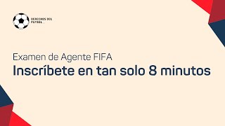 Cómo registrarse en el examen de Agente FIFA en 8 minutos [upl. by Nuawed103]