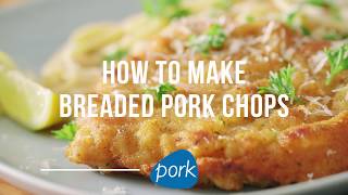 How to Make Breaded Pork Chops [upl. by Brezin]