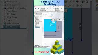 SOLIDWORKS 3D Modeling Tutorial solidworkstutorial solidworks solidworksforengineers cadcam [upl. by Anerbes]