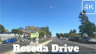 4K Reseda City Streets San Fernando Valley Los Angeles 2022 Driving Tour [upl. by Jeanna]