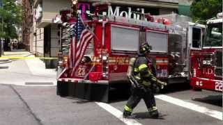 FDNY ENGINE 69 23 76 22 LADDER 25 TOWER LADDER 35 22 CHIEF 10 11 3 FDNY RESCUE 1  PART 1 [upl. by Tiffa82]