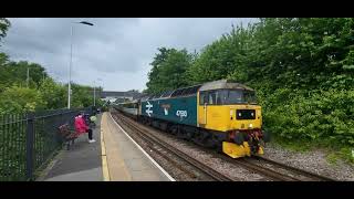 47593 amp 47712 at South Wigston 14624 [upl. by Trey]