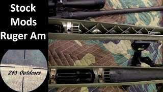 Stock Modifications for the Ruger American [upl. by Jezabelle780]