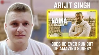 Naina  Dangal  Arijit Singh  Foreigner Reaction [upl. by Poler]