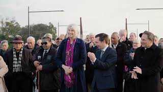 Unveiling the newest bridge in Kirikiriroa Te Ara Pekapeka Bridge [upl. by Harimas]