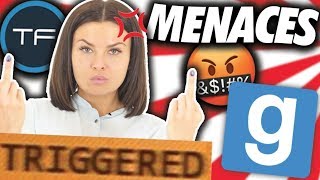 Une EGIRL de TEAMFRENCH me MENACE VIOLEMMENT  😱  GMOD PRISONRP TROLL [upl. by Oruhtra839]