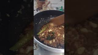 village style nethallu curry try it guys subscribe my channel నెత్తల్లు కూర 😋kitchen food [upl. by Lyssa]