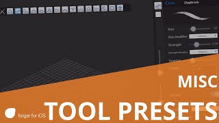 forger iOS  Misc  Tool Presets [upl. by Grimbal809]