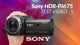 Sony HDRPJ675  CX675  TEST VIDEO 5 [upl. by Jodee]