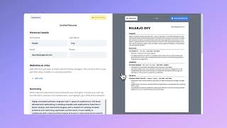 AI Resume Generator  BuildMyResume [upl. by Garvin]