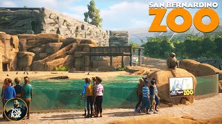 Building a Little Penguin Beach in Franchise Mode  San Bernardino Zoo  Planet Zoo [upl. by Hare]