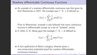 Nowhere Differentiable Continuous Functions [upl. by Desirae]