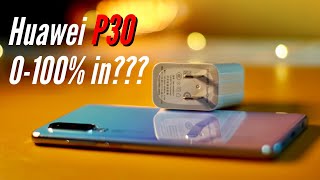 Huawei P30 Charging Speed Test It’s FAST [upl. by Ecinaej]